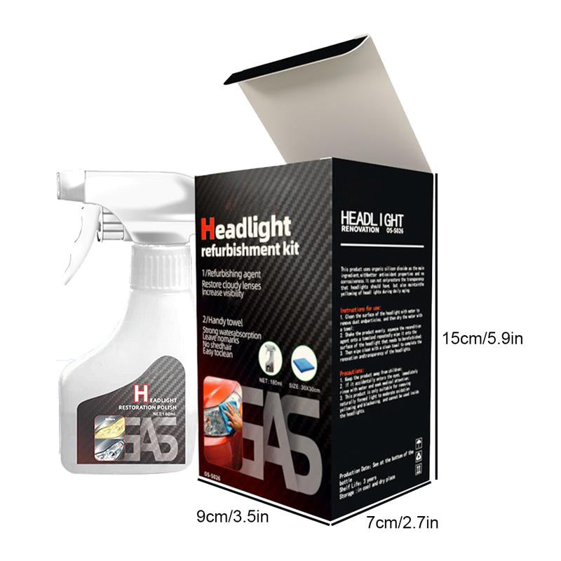 ??LAST DAY PROMOTION - 50%OFF??Automotive Headlamp Refurbisher & Crystallization Coating Agent Kit