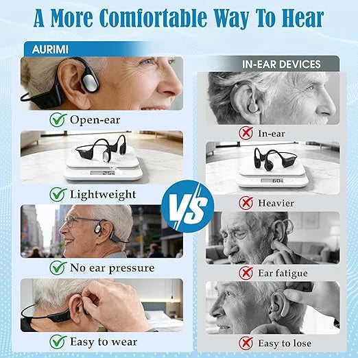 🌎Ends Today: 83% OFF!⏰👂Revitalize your ears again💖 💥 LIMITED TIME OFFER!🔥Bone Conduction Smart Hearing Aid Bluetooth Earphones