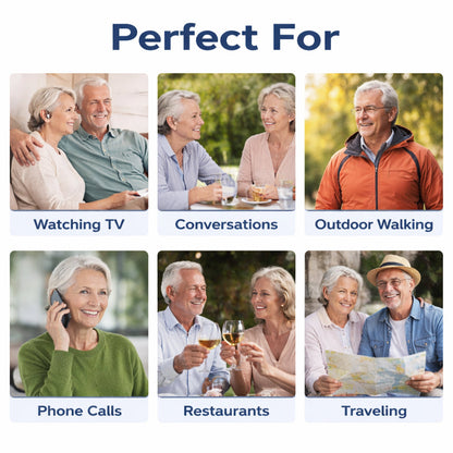 🌎Ends Today: 83% OFF!⏰👂Revitalize your ears again💖 💥 LIMITED TIME OFFER!🔥Bone Conduction Smart Hearing Aid Bluetooth Earphones