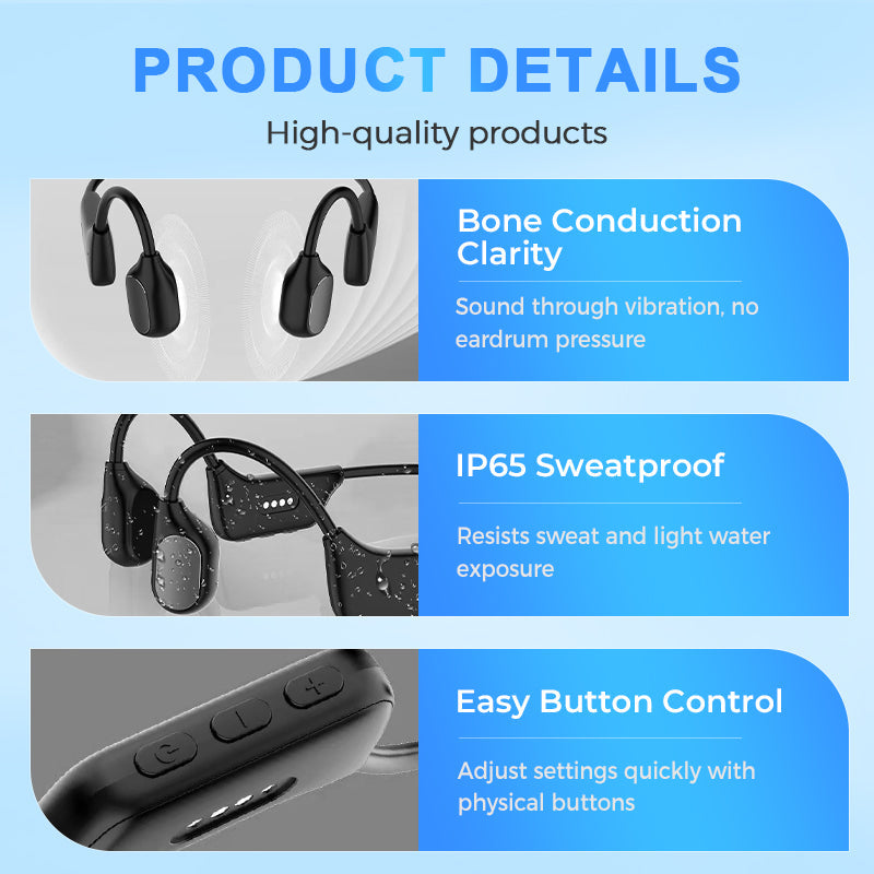 🌎Ends Today: 83% OFF!⏰👂Revitalize your ears again💖 💥 LIMITED TIME OFFER!🔥Bone Conduction Smart Hearing Aid Bluetooth Earphones
