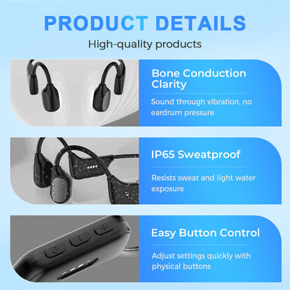 🌎Ends Today: 83% OFF!⏰👂Revitalize your ears again💖 💥 LIMITED TIME OFFER!🔥Bone Conduction Smart Hearing Aid Bluetooth Earphones