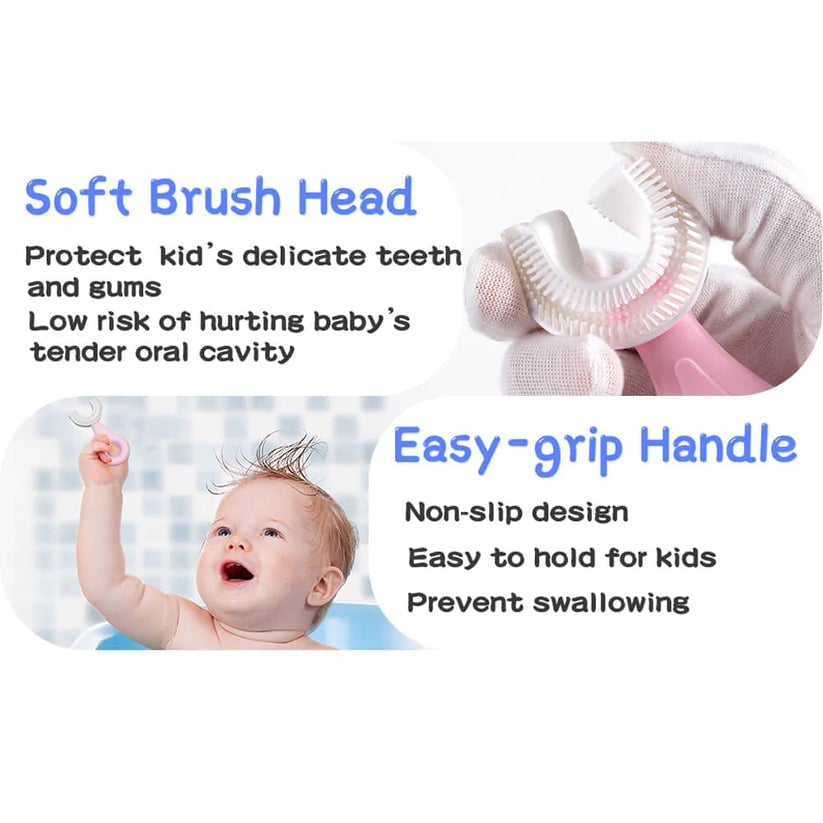 ??All Rounded Children U-Shape Toothbrush??