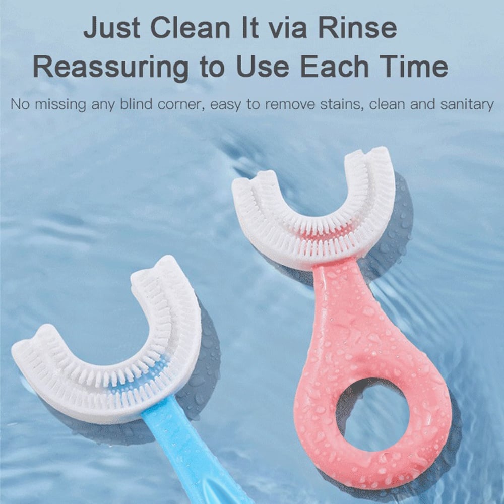 ??All Rounded Children U-Shape Toothbrush??