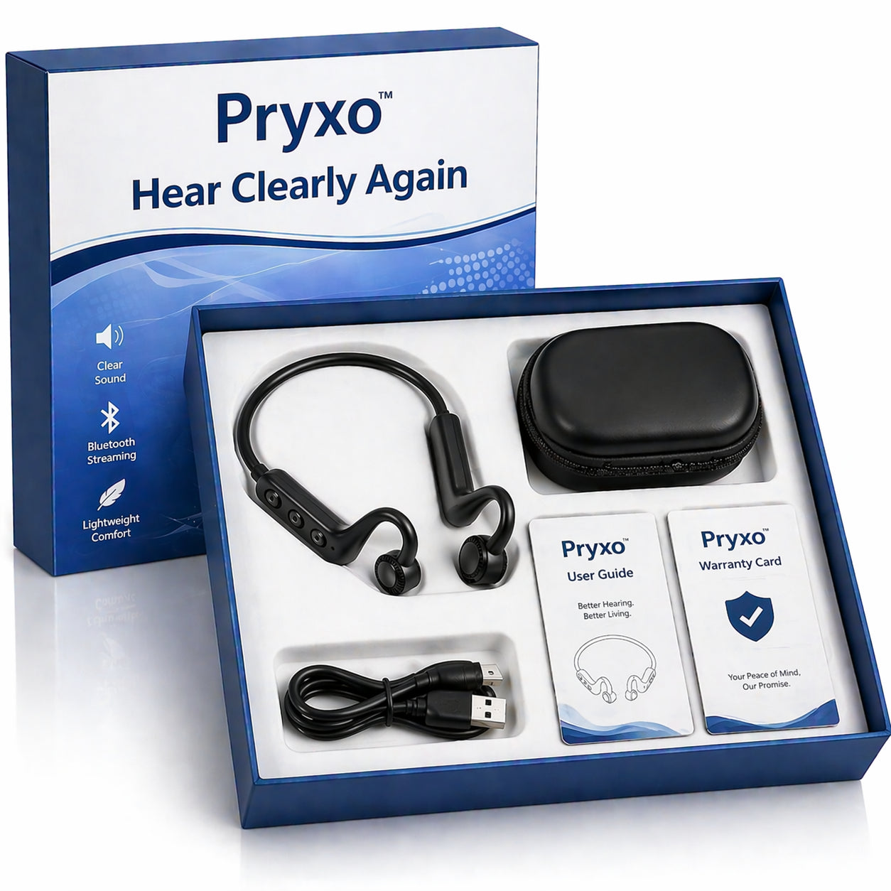 🌎Ends Today: 83% OFF!⏰👂Revitalize your ears again💖 💥 LIMITED TIME OFFER!🔥Bone Conduction Smart Hearing Aid Bluetooth Earphones
