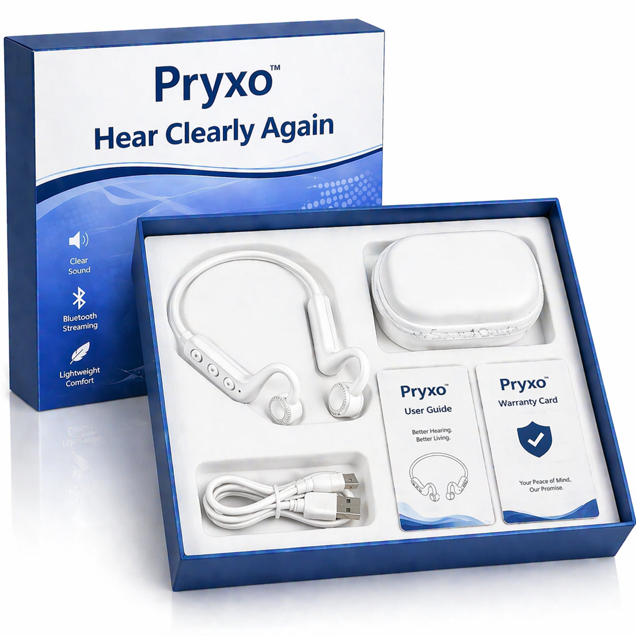 🌎Ends Today: 83% OFF!⏰👂Revitalize your ears again💖 💥 LIMITED TIME OFFER!🔥Bone Conduction Smart Hearing Aid Bluetooth Earphones