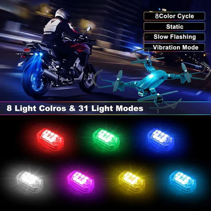 ??8 Colors Wireless Led Lights with Remote