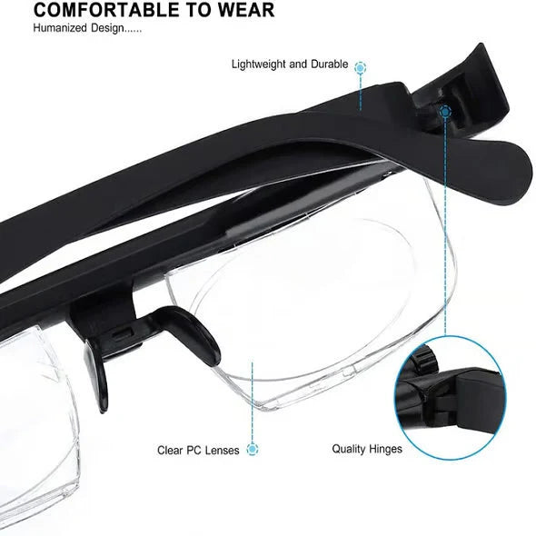 Adjustable Focus Glasses for Near and Far Sight 🔥Final 3 hours 60% off