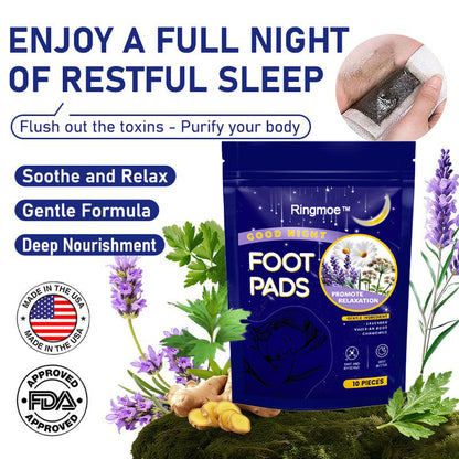 🔥Hot Sale🔥🌙 Body Care Foot Patches, Nighttime Soothing Care 👣✨