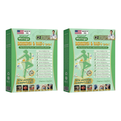 Official Solaroza® Centre | 🌿 High-Precision 10-in-1 Weight Loss Patch with Berberine & NAD+