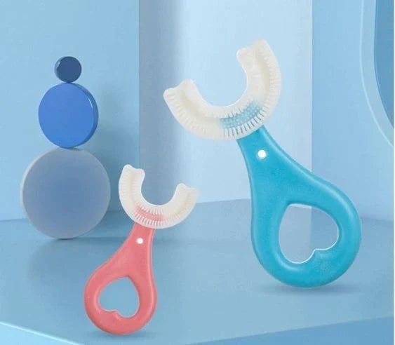 ??All Rounded Children U-Shape Toothbrush??