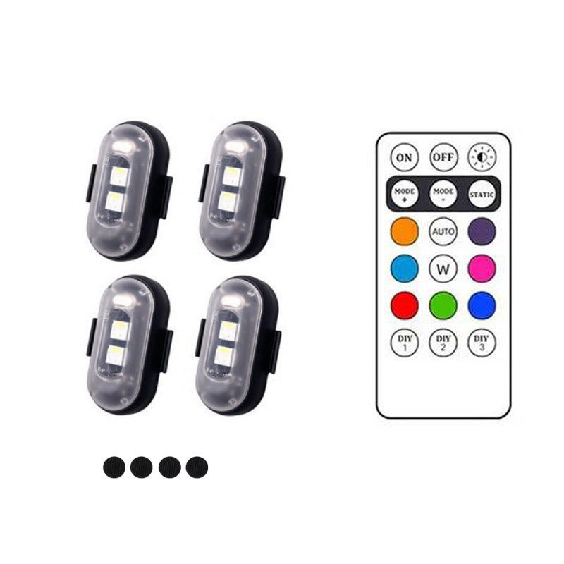 ??8 Colors Wireless Led Lights with Remote