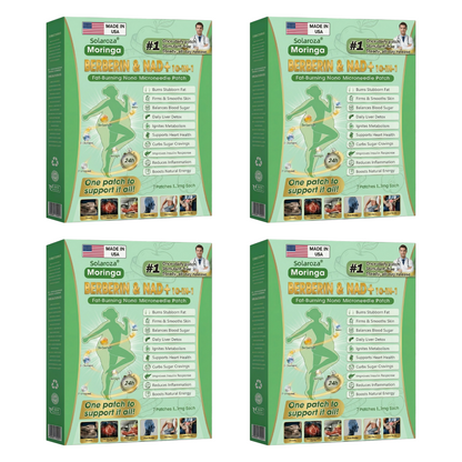 Official Solaroza® Centre | 🌿 High-Precision 10-in-1 Weight Loss Patch with Berberine & NAD+