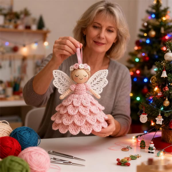 Last day of sale 50% OFF🎁Crochet your own angel - complete craft kit