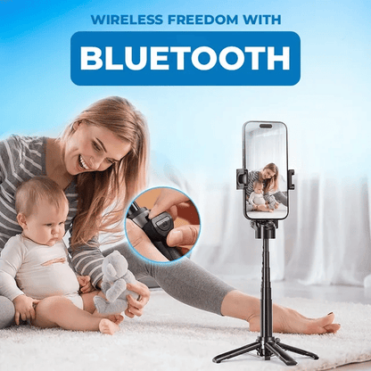 ??Hot Sale 49% OFF?? 4-in-1 Multifunctional 360¡ã Rotation  Selfie Stick with  Wireless Detachable Remote Control