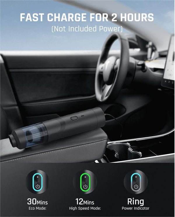 ??LAST DAY SALE 49% OFF??Slim V8 Mate Cordless Car Vacuum High Power 12000Pa/30AW