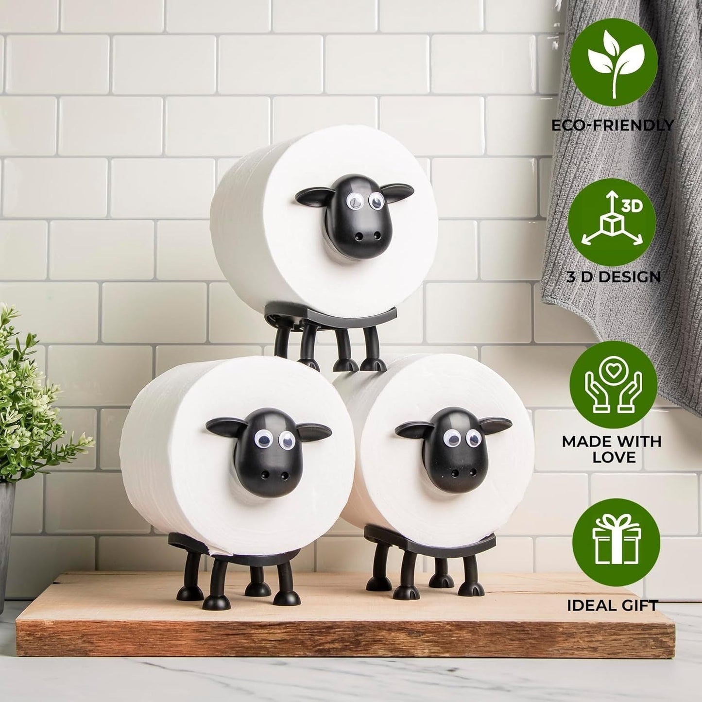 🔥Limited-time offer-Save $10!🔥Sheep Toilet Roll Holder🎁🐑