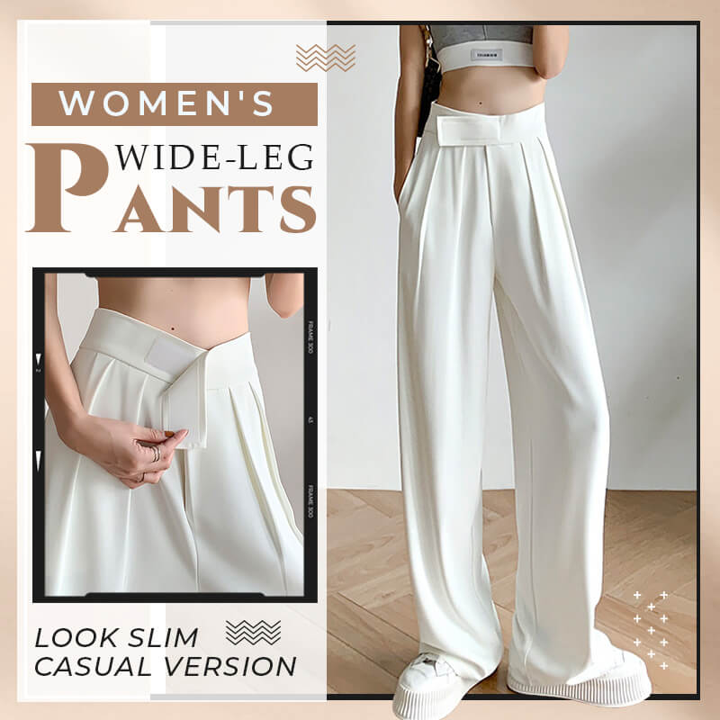 Women's Wide Leg Long Pants??Buy 2 Automatic 10% Off & Free Shipping??