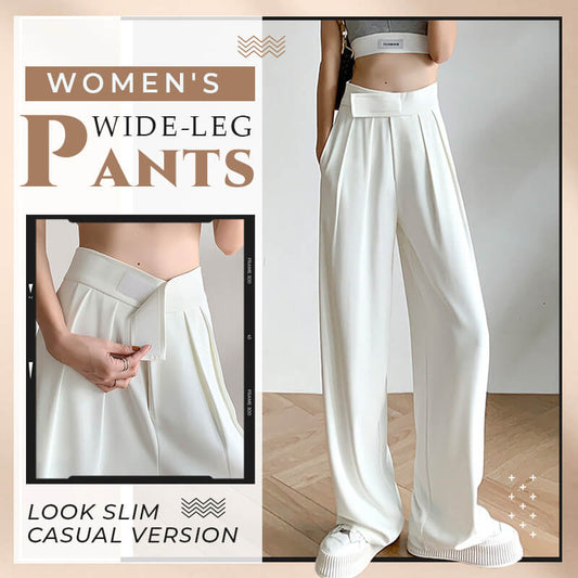 Women's Wide Leg Long Pants??Buy 2 Automatic 10% Off & Free Shipping??