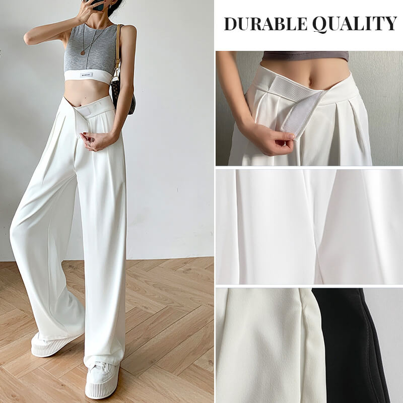 Women's Wide Leg Long Pants??Buy 2 Automatic 10% Off & Free Shipping??