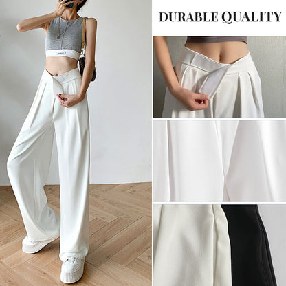 Women's Wide Leg Long Pants??Buy 2 Automatic 10% Off & Free Shipping??