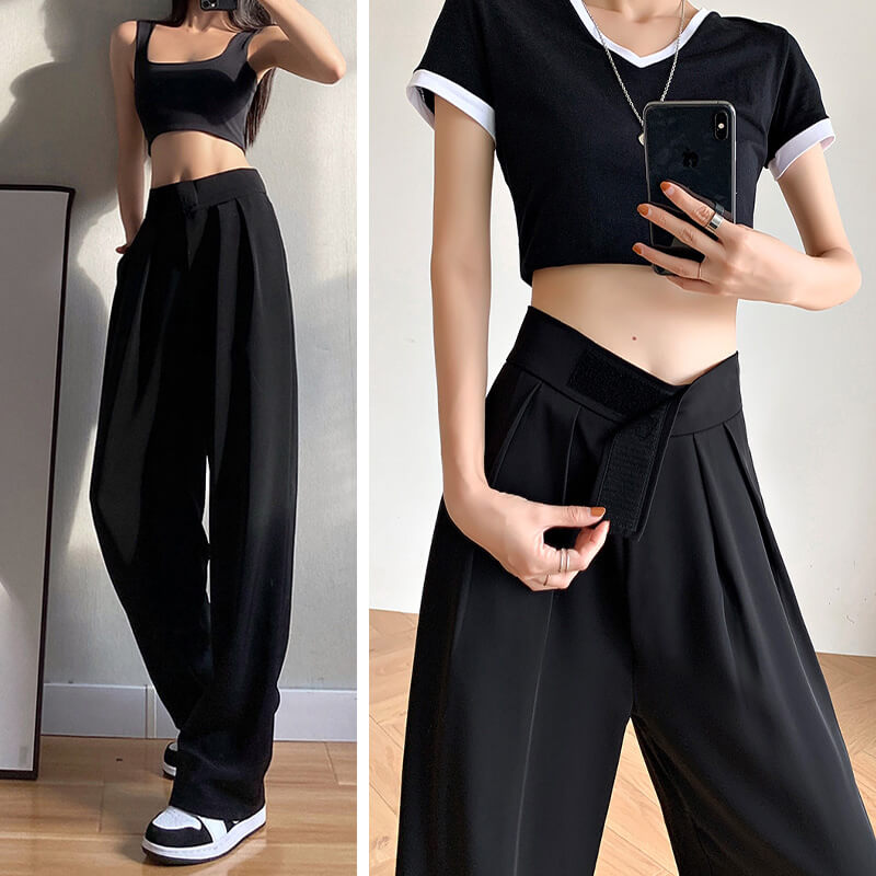 Women's Wide Leg Long Pants??Buy 2 Automatic 10% Off & Free Shipping??