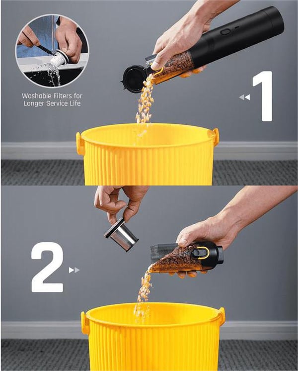 ??LAST DAY SALE 49% OFF??Slim V8 Mate Cordless Car Vacuum High Power 12000Pa/30AW