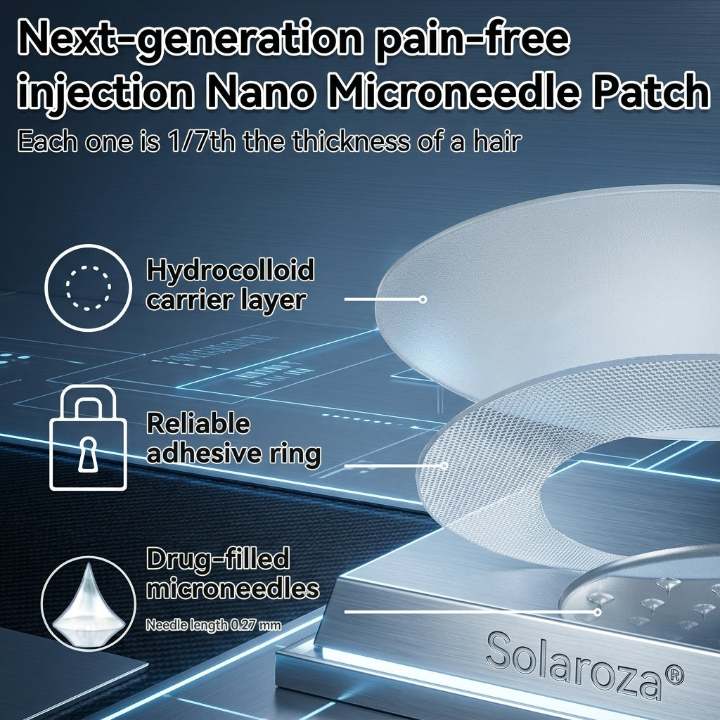Official Solaroza® Centre | 🌿 High-Precision 10-in-1 Weight Loss Patch with Berberine & NAD+