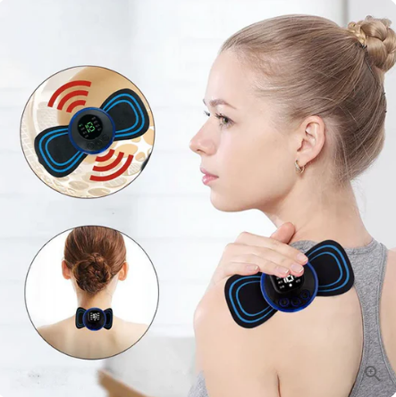 ??Hot Sale??Portable Massager with 8 Modes and LCD Screen - Mini Muscle Stimulator for Pain Relief