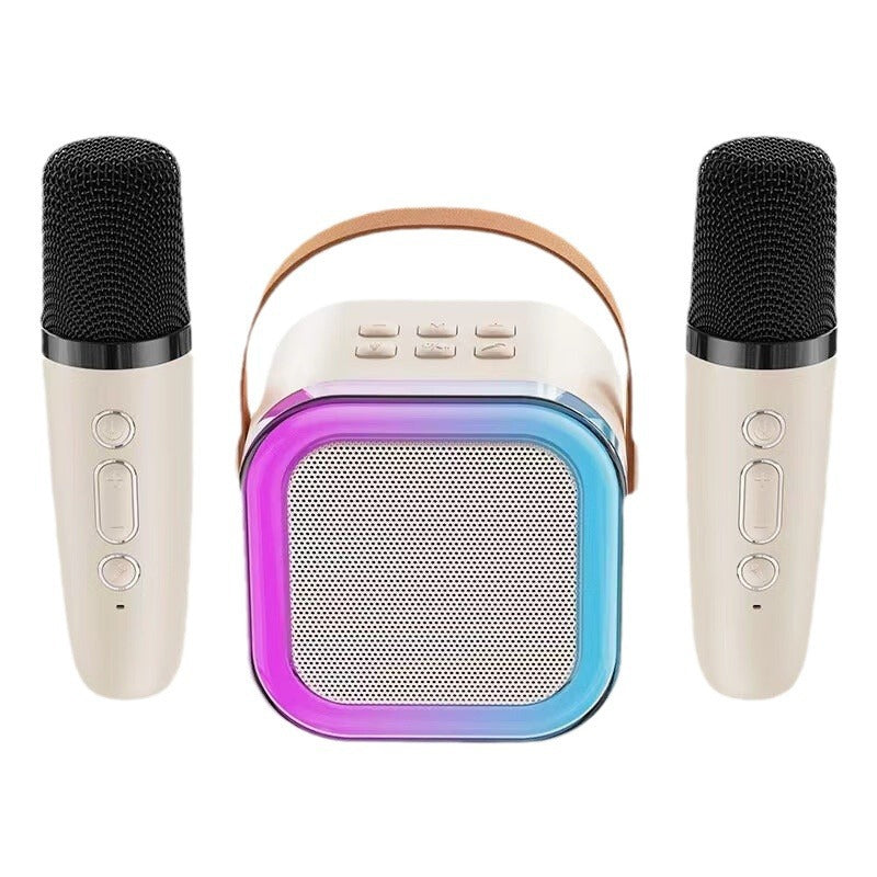 ??Last Day Promotion 50% OFF??Mini Karaoke Machine with Wireless Microphones