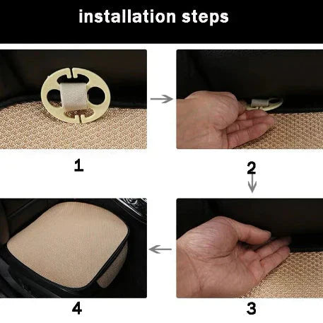 ??HOT SALE??Breathable and non-slip cotton car seat covers??