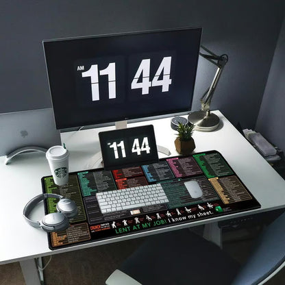 ??Limited time 50% off??Stain-Resistant Anti-Slip Shortcut Desk Pad for Office