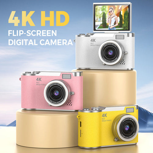 ??4K HD Flip-Screen Digital Camera??