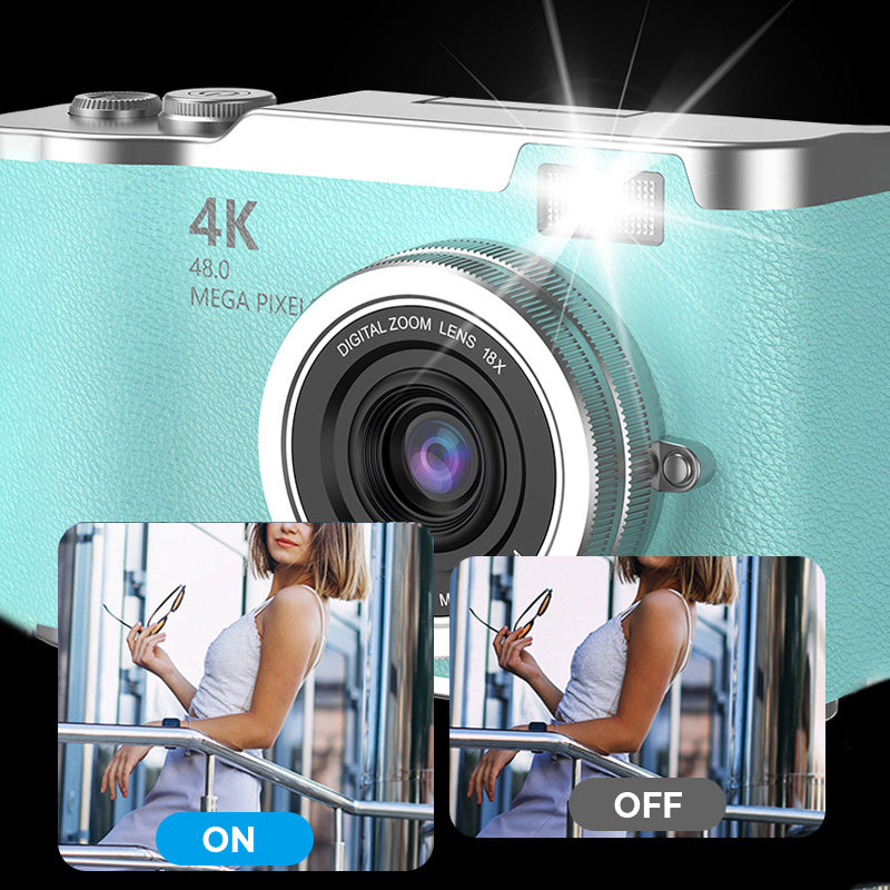 ??4K HD Flip-Screen Digital Camera??
