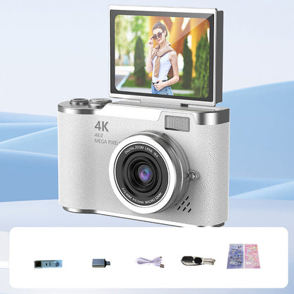 ??4K HD Flip-Screen Digital Camera??