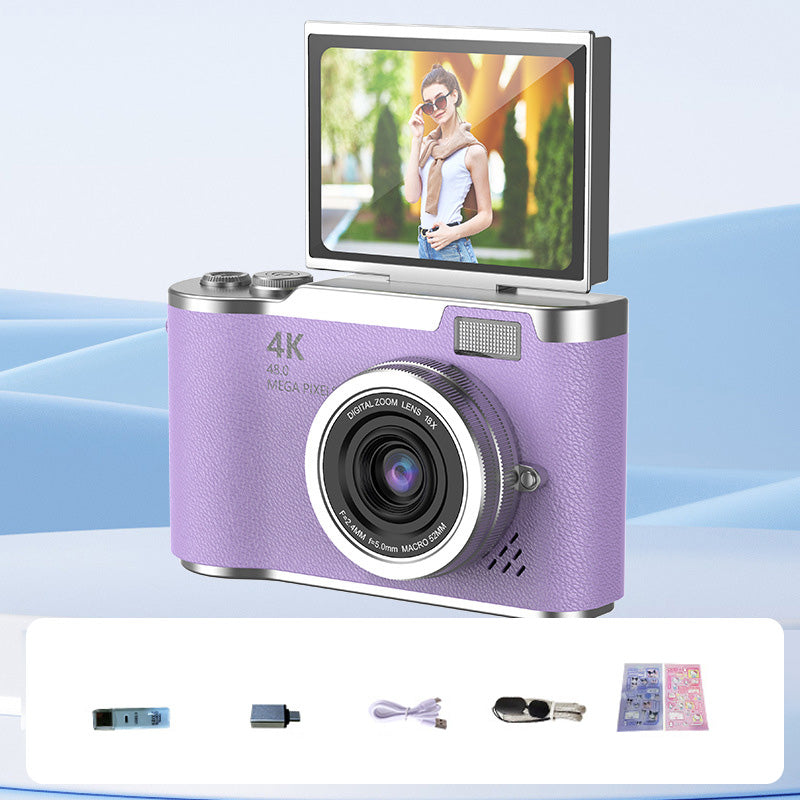 ??4K HD Flip-Screen Digital Camera??