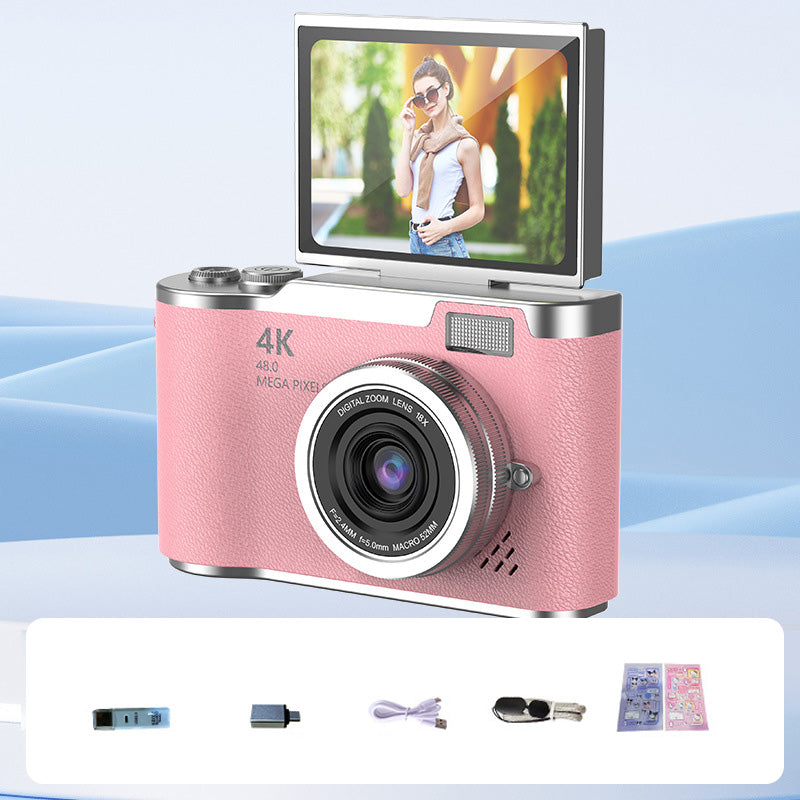 ??4K HD Flip-Screen Digital Camera??