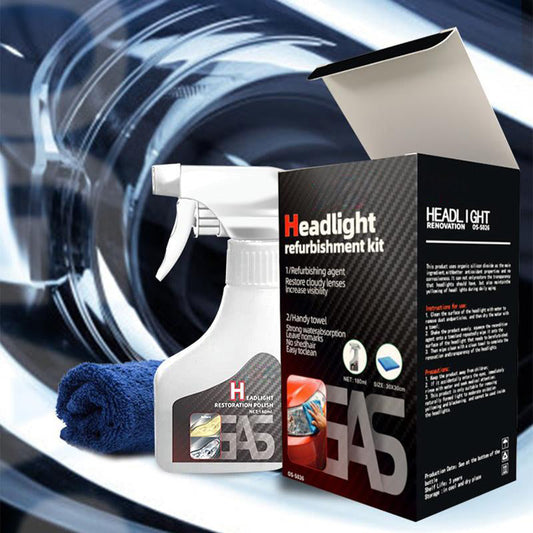 ??LAST DAY PROMOTION - 50%OFF??Automotive Headlamp Refurbisher & Crystallization Coating Agent Kit