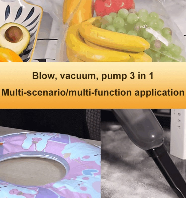 ??Blow, Vacuum and Inflate all-in-one Cordless Vacuum Cleaner for Home and Car