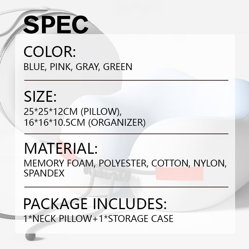 ??Last Day Special £º50% OFF??Memory Foam U-Shaped Travel Neck Pillow??