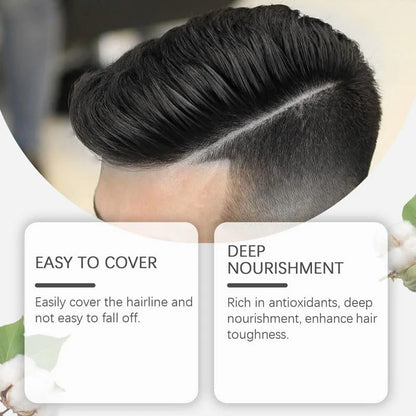 Scalp concealer for fuller, natural looking hair