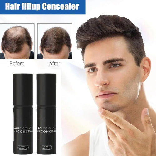 Scalp concealer for fuller, natural looking hair