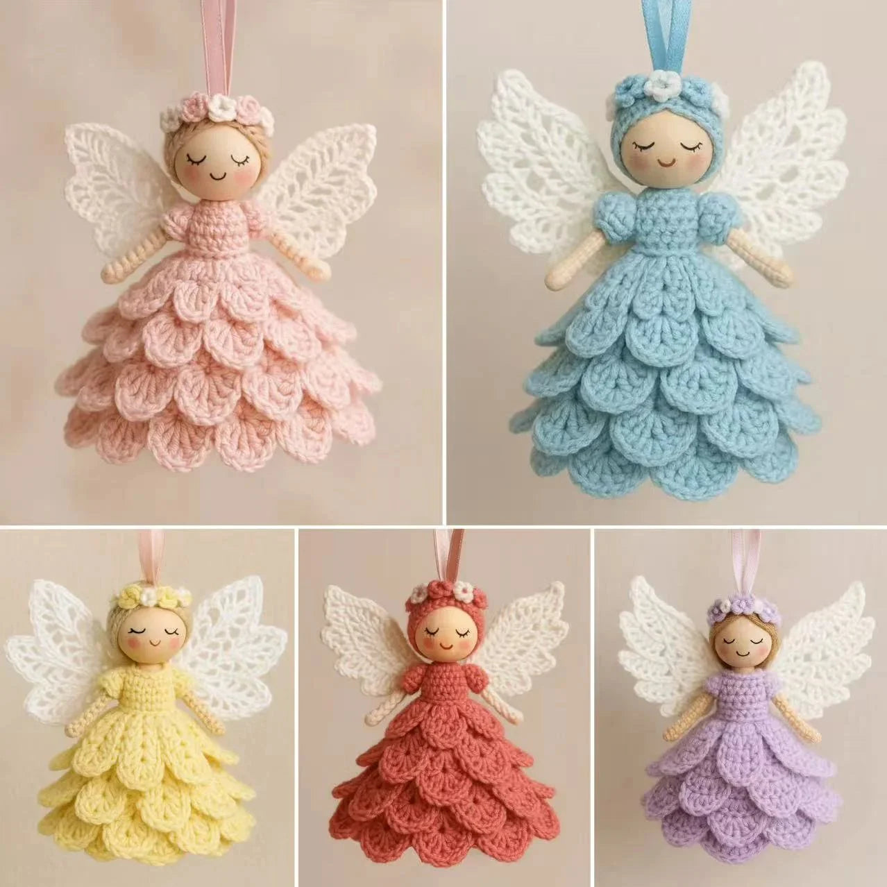 Last day of sale 50% OFF🎁Crochet your own angel - complete craft kit